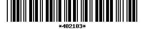 Barcode article