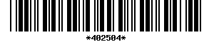 Barcode article