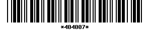 Barcode article