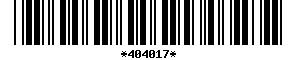 Barcode article