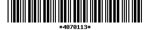 Barcode article