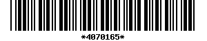 Barcode article