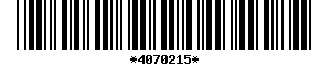 Barcode article