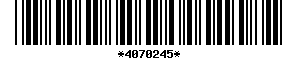 Barcode article