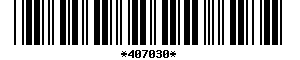 Barcode article