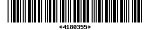 Barcode article