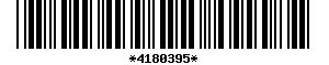 Barcode article