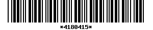 Barcode article