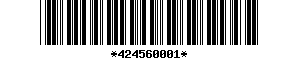 Barcode article