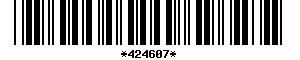 Barcode article