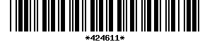 Barcode article