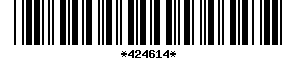 Barcode article