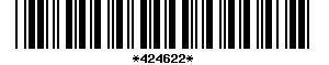 Barcode article