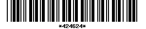 Barcode article