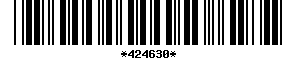 Barcode article
