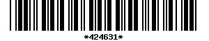 Barcode article