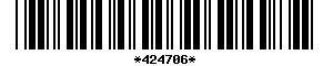 Barcode article