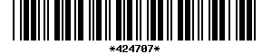Barcode article