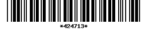 Barcode article