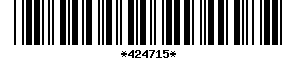 Barcode article