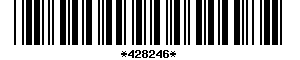 Barcode article