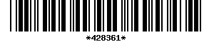Barcode article