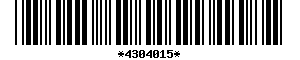 Barcode article