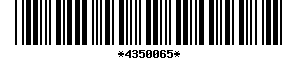 Barcode article