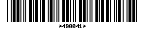 Barcode article
