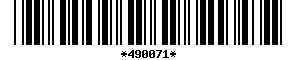 Barcode article