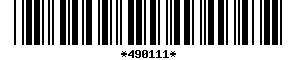 Barcode article