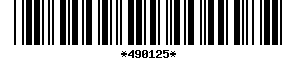 Barcode article