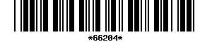 Barcode article