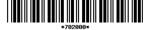 Barcode article