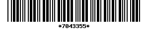 Barcode article