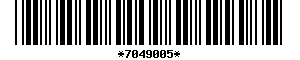 Barcode article