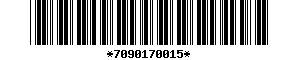 Barcode article
