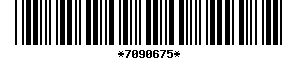 Barcode article