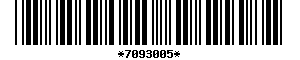 Barcode article