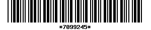 Barcode article