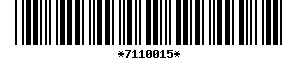 Barcode article