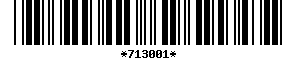 Barcode article
