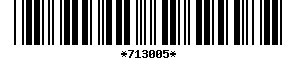Barcode article