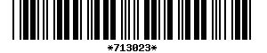 Barcode article