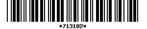 Barcode article