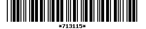 Barcode article