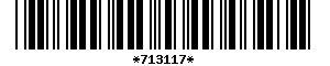 Barcode article