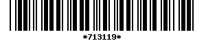 Barcode article