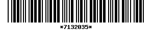 Barcode article
