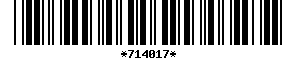 Barcode article